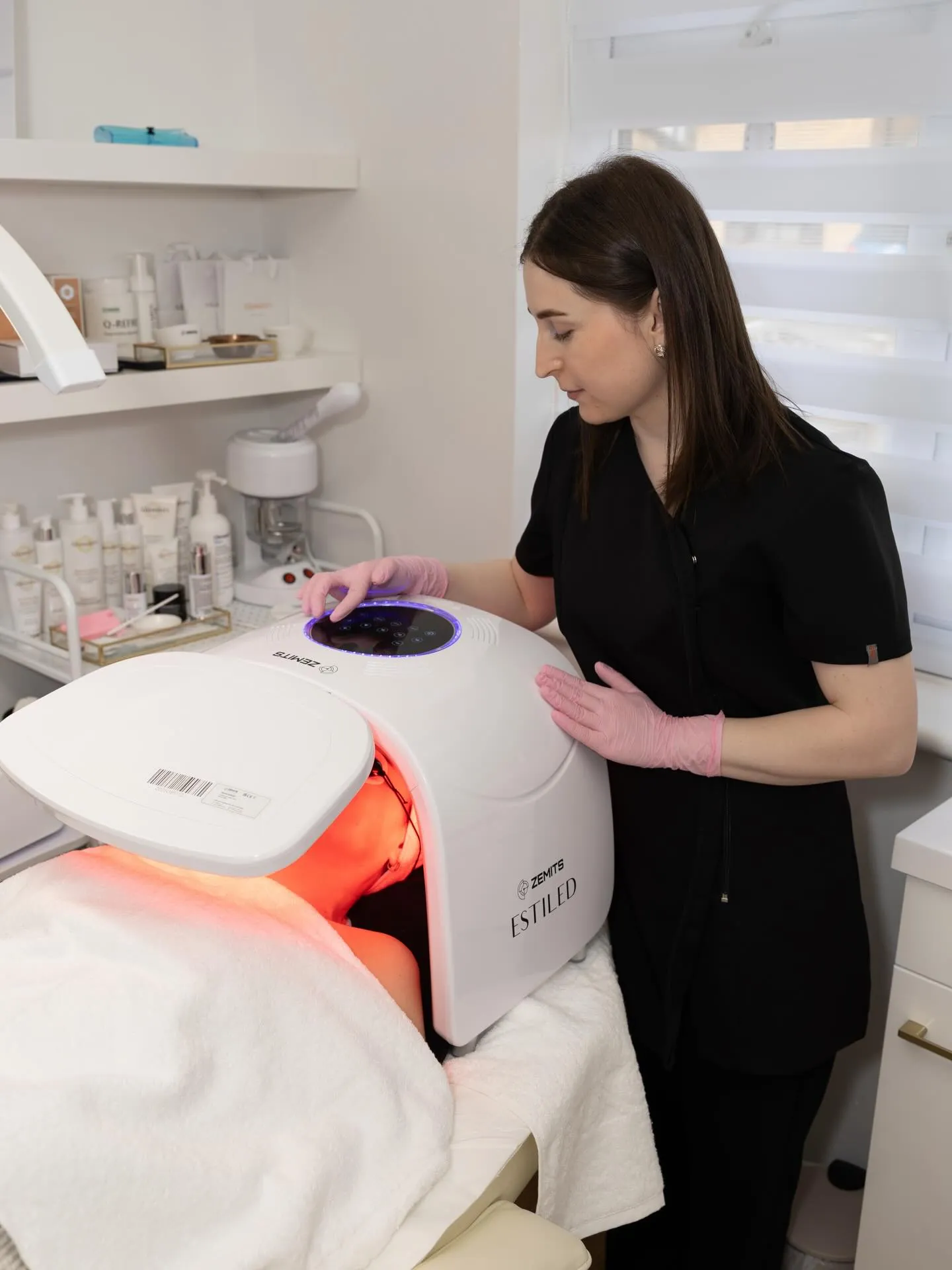 LED Light Therapy treatment at Glow by Marcela